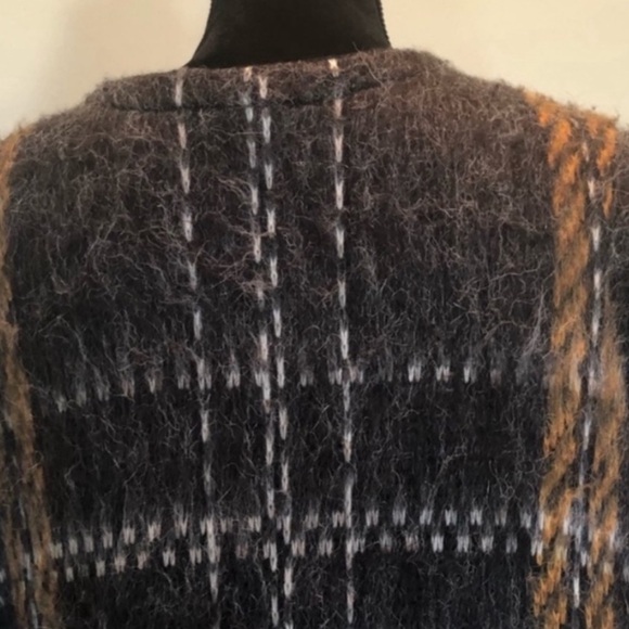 Cleo classic cozy open front long sleeve knit sweater cardigan medium petite - Picture 7 of 12